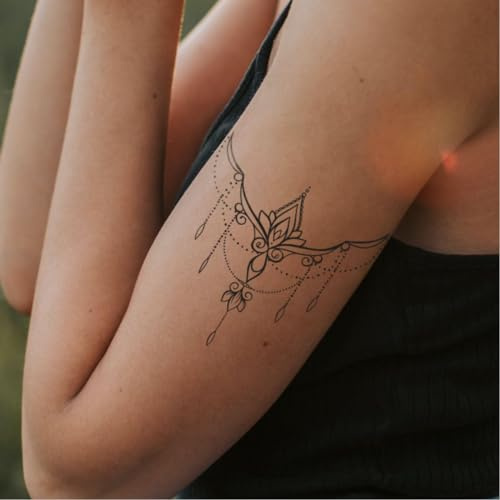 MyJagua Tattoo • Nadira | 1-2 Wochen Tattoo | Auf Pflanzenbasis | Hautverträglich | Wasserfest | Neue Tattoo Technologie | Kein Klebe Tattoo