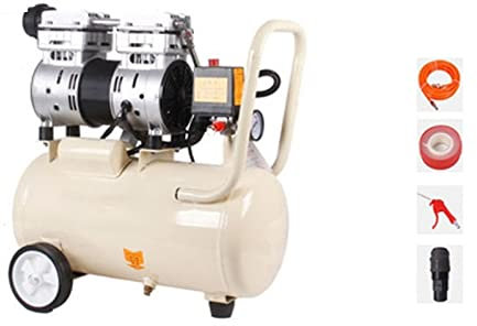 220V 550W 750W 980W Air Compressor, 8L/30L Silent Oil-Free Air Compressor for Home Tire Inflation Whisper Compressor (Color : 750W 30L)