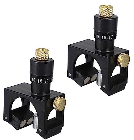 BESTonZON 2stücke Teiliges Präzises Hobelmessereinstellgerät Mit Magnet Planer Cutter Aligners Für Flache Hobelbank Hobel Messer Exakte Positionierung Werkzeug