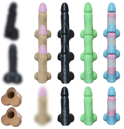 Prank Pencil Valve Stem Caps Funny Bad Parking Universal Car Luminous Tire Stem Kit Tire Exterior Accessories for Cars, SUV, Bike, Trucks, Motorcycles (Black, 4)