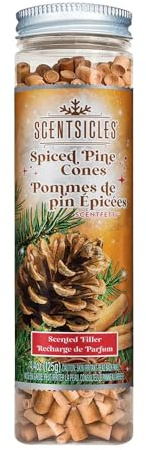Scentsicles Scentfetti Gewürzte Tannenzapfen Duftfüller – 125 g – Weihnachts- und Herbstduft für Zuhause – Saisonaler Duft – Dekorative Displays, Beuteln, Wachswärmer