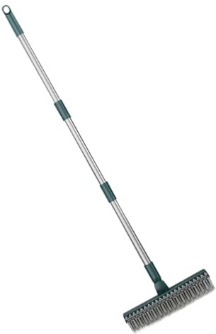 FRCOLOR Vadrouille de Nettoyage multifonctionnelle autolaveuse électrique brosses de Nettoyage Nettoyeur de Sol Salle Balai serpillère Brosse de Nettoyage Balai raclette Nylon Dark Green