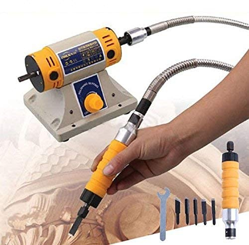 Generic Electric Wood Chisel 550W 220V (Basic) TDF - Oak Wood Handle, High Speed Steel Blade, Bevel Edge