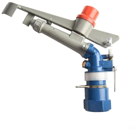Eawfgtuw Professionelles Sprinklersystem, Bauernhof-Bewässerungssystem, breite Abdeckung Sprinkler mit breiter Abdeckung Zinklegierung Garten Rasen Bewässerungssprüher