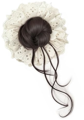 Estensioni per capelli per donne, arricciature per capelli ricci, da donna, fascia elastica per coda di cavallo, per feste, appuntamenti, banchetto, matrimonio, casual, eventi all'aperto