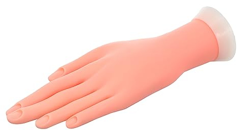 Veemoon Modèle De Main Flexible Taille Moyenne Pour Formation Ongles Débutants Et Professionnels Pratique Nail Art Entraînement Pratique