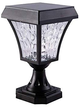 GZRCYKCQS Creative Solar Pillar Light Outdoor Home Waterproof Garden Wall Modern Simple Villa Fence Gate Post Patio Porch Street Lantern Column Lamp Decoration