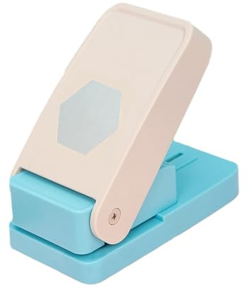 Hexagon Papierstanzer Bastellocher Papierlocher Scrapbook Stanzer Lochzange Handstanzer Aus Langlebigem Pp Metall für Kinder Kartenherstellung Scrapbook Bastelarbeiten Stanzer Sechseck