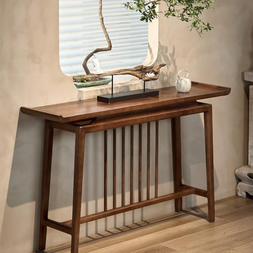 SXYCKRUI Autel Bouddhiste, Console Meuble Entree Moderne, Petite Console D'entrée étroite de 30cm pour Couloir, Entrée, Salon, Chambre
