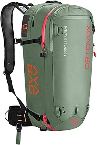 Ortovox Rucksack Ascent 28 S Avabag, Green Isar, One Size, 4610700003
