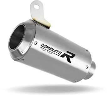 DOMINATOR Terminale di Scarico Marmitta Silenziatore GPS compatibile con YZF R6 2006-2016