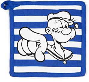 Excelsa Popeye Topflappen, 20 x 20 cm, Futter 100% Baumwolle, Füllung aus Polyester