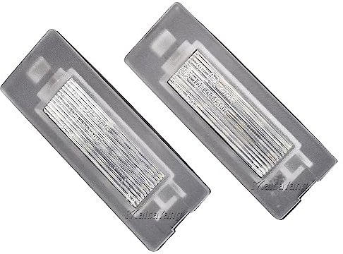 Malcayang Luce targa posteriore per targa di immatricolazione - Luce paraurti - LED - Ricambio per Fiat Panda Mk3 169 Mk4 312 319
