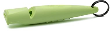 ACME Fischietto per cani n. 211,5 (aggiornamento 2023), alfa, versione migliorata, ideale per richiamare, ampia portata, nuova maniglia, standard di frequenza (Lime Green)