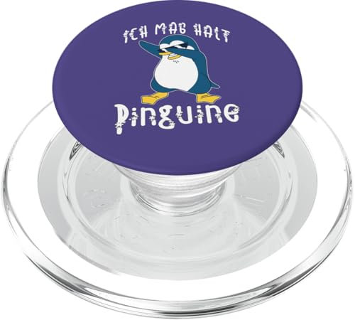 Ich mag halt Pinguine Mädchen Kinder Damen Herren Penguin PopSockets PopGrip für MagSafe