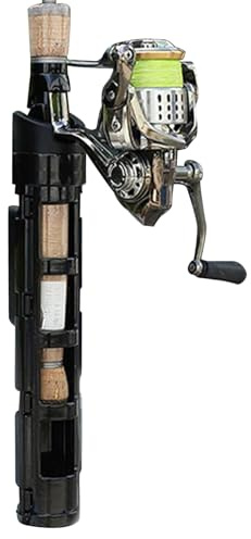 Motorrad-Angelrutenhalter, Stangenhalterung, Angelrutenhalter für Fahrrad, tragbar, drehbar, einfache Montage, Angelzubehör für Boote, Stühle, Roller, Outdoor