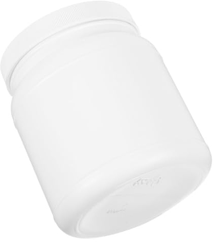 Cabilock Bocal De Conservation Au Sec Avec Couvercle Hermétique Récipient Plastique à Large Ouverture Pour Poudre Lait Poudre Épices