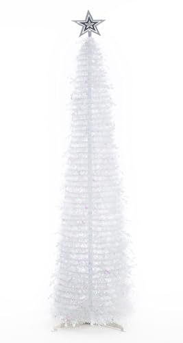 Christmas Tree Artificial Xmas with Light 5FT White
