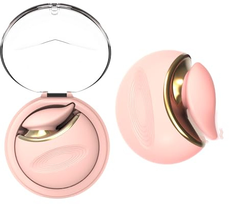Vibrateur Clitoridien pour Femmes - Design de Boîte à Maquillage Discrète, 6 Modes de Vibration pour Stimulation du Clitoris & des Nippes, Jouet Sexuel Silencieux pour Couples (rose)