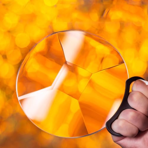 jcwwolk Filtre D'objectif D'appareil Photo Portable 150mm, Prisme D'effets Fantôme Spéciaux, Prisme De Verre Optique HD, Filtre D'appareil Photo Reflex De Tir Créatif, pour La Photographie