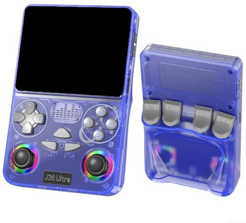 Consola de juegos portátil retro con batalla WiFi y joystick mejorado para juegos multijugador (azul)