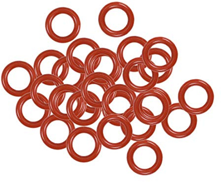 sourcing map 30 Stück O Ringe 7,5mmx4,5mmx1,5mm Dichtungsringe Rund Gummi Dichtung O Ring Seals Unterlegscheibe für Wasserhahn Spülventile Waschbecken Duschablauf Hydraulik Rohrschlauch