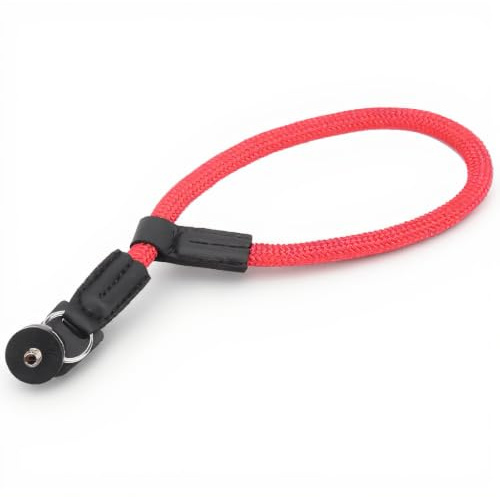 Hand Wrist Strap, Nylon Anti-Lost Lanyard Belt Rope with 1/4 Adapter Screw for DJI Osmo Mobile 2 3 4 Stabilizer for Camera(Red)