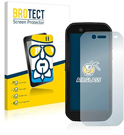 BROTECT Schutzglas für Caterpillar Cat S42 Schutzfolie Panzer Folie Glas Displayschutz Made in Germany [Kratzfest 9H, Anti-Fingerprint,Transparent]
