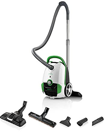 ETA Avanto Aspirateur traîneau avec sac 700 W, filtre HEPA n° 12, volume 4 l, blanc/vert