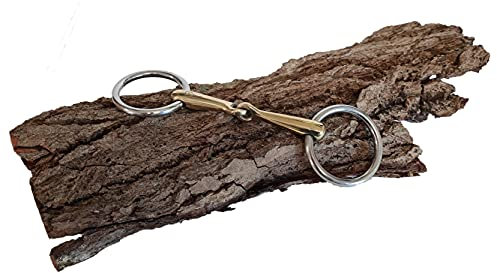 Esposita Wassertrense einfach gebrochen Gebiss aus Messing Ringe aus Edelstahl rostfrei 18,5cm