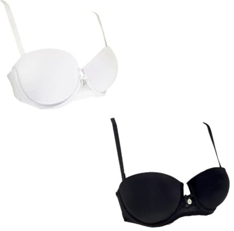 Biagiotti Balconcino spallina removibile coppa B varie taglie e colori Art. 90132 - Laura (5, Bianco)