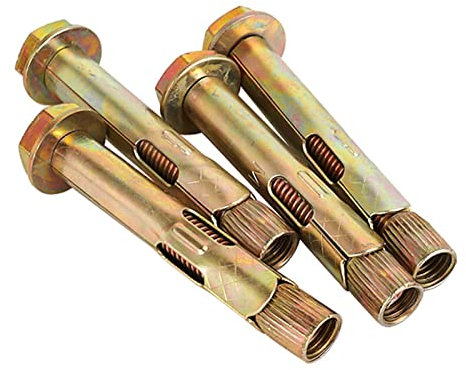 BELLAY Hochleistungsschraube M6 Kohlenstoffstahl Betonwände Expansio Nanchor mit Sechskantschraube for Bodenschloss-Installationsbefestigung (Size : M6x100)