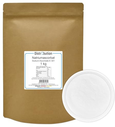 Natriumascorbat Pulver 1 kg Antioxidationsmittel Lebensmittelqualität E301 Vitamin C