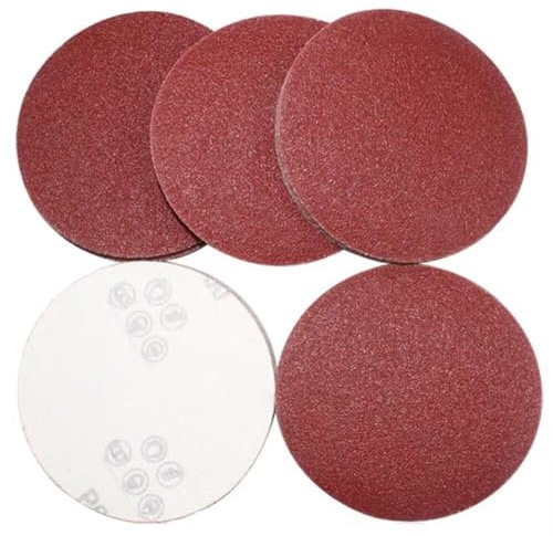 Single Grit Set Sanding Discs Round Sandpaper 20Pcs 4 Inch 100mm Grit 600 Hook & Loop Sandsheet for Abrasive Drill Polish and Grinder Rotary Tools