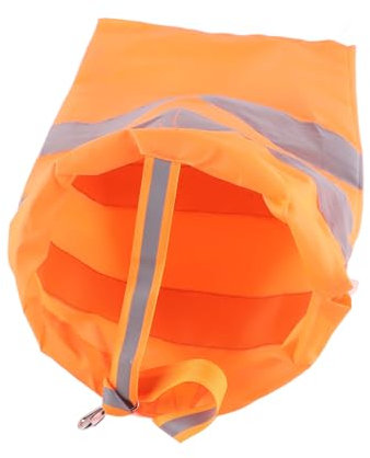 HERCHR Flughafen-Windsack, 16-Zoll-Windsack, Nylon-Windsack, Outdoor-Windmess-Sockentasche Mit Reflektierendem Gürtel, Wetterfester Windsack Für Windmessung