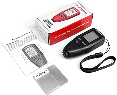 HW300-MINI Beschichtungsdickenmessgerät, Eisenbasis, Aluminiumbasis, Doppelzweck-Messung, Lackoberflächen-Detektor, Lackdickenmessgerät, Aluminiumbeschichtung, Elcometer, Auto-Beschichtungsstift,