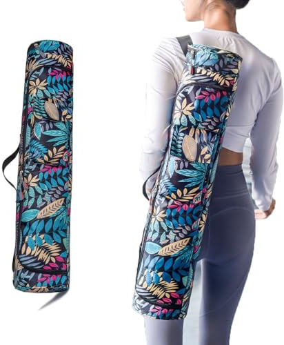 Oaygat Yoga Mat Bag Large with Carry Strap Sport Gym Carrier with Full Zipper Bottle Pocket and Wet Compartment Exercise Mat Luggage Bag Yoga Tote Carrier for Daily Trave Pilate