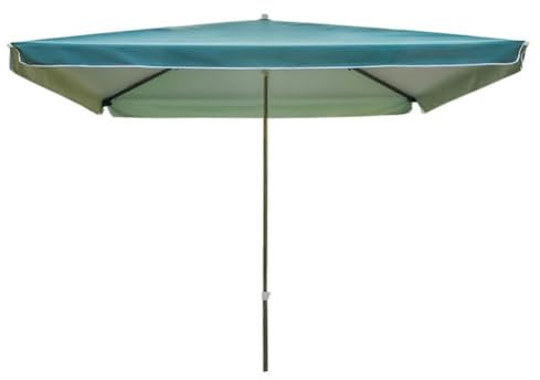 Grande ombrellone quadrato per bancarelle, pieghevole, antipioggia e sole, ombrellone da spiaggia per cortili, giardini, prati, spiagge e shopping