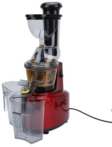 Exprimidor Eléctrico de Masticación Lenta de 500 W con Función Eficiente de Separación de Escoria de Jugo Exprimidor Rápido sin Escoria Extractor de Jugo de Boca Ancha para Leche