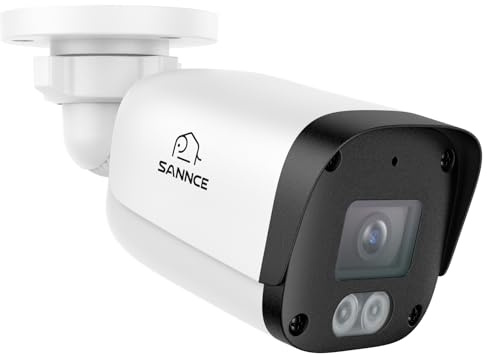 SANNCE POE Camera for CCTV Security Camera System Outdoor (5MP POE Bullet Camera)