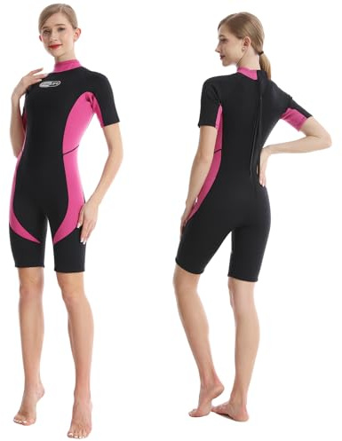 Glimilife Mute Uomo Donna, Muta sub Shorty Uomo 3mm/Muta Intera in Neoprene da Donna Corpo Intero in Acqua Fredda Mantieniti al Caldo per Immersioni Surf Snorkeling Kayak