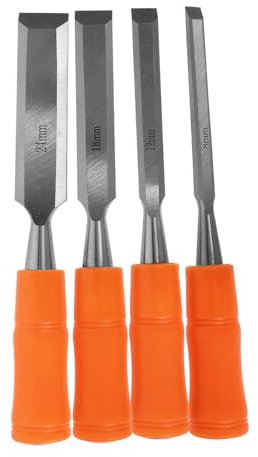 NUOBESTY 4pezzi Scalpello Pervorazione Del Utensile Per Scultura Scalpello Punta Comodo e Portatile Per Artigianato in Da Te e Intaglio Robusto e Adatto Scenari Lavorazione Del