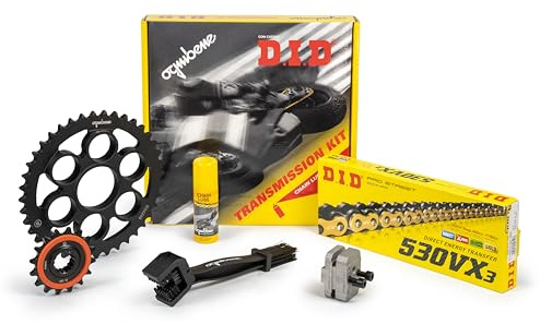 KIT TRASMISSIONE CATENA CORONA PIGNONE DID compatibile con BENELLI TRK 502 X PIGNONE DA 15