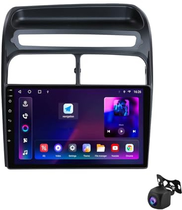 Auto Stereo per Fiat Grande Punto Linea 2007-2012 9 Inches Android 15 Schermo per Auto Touch Screen Steering Wheel Controls Per, 8 Core 2G+64G