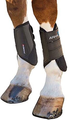 Shires ARMA Front Cross Country Boot Extra Full Size Black