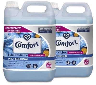 Comfort Professional Fresh Concentrated | Smells Like New After Every Wash | Fabric Softener - 4.8L (Pack of 2) - 480 Washes | Long-Lasting Freshness for Your Laundry | Fabric Softener | Detergent
