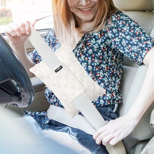 LYMOI Chemo Port Pillow, Chemo Port Protector, Port Pillows for Chemo Patients Seatbelt, Bypass Pacemaker Must Haves Seat Belt Cushion Open Heart Surgery Recovery Gifts (Gray)