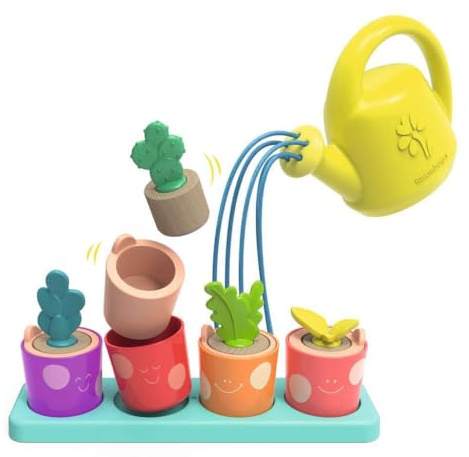 Ravensburger 12034063 Play+ Puzzle- & Spiel-Set: Meine kleinen Pflanzen, Kinderpuzzle, Pretend Play Set, Montessori Puzzle Garten, Spielzeug ab 18 Monate