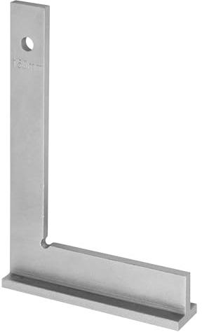 ASIMETO Schlosserwinkel mit Anschlag 300 x 180 mm, Anschlagwinkel, Stahlwinkel 90°