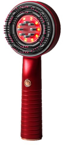 Yidueace Elektrisk hårbottenmassageapparat för hårtillväxt, oljeapplikator dispenser – bärbar 3-lägen, multifunktionell apparat för huvudmassage, lämplig för kvinnor, wellness, resor, dusch och